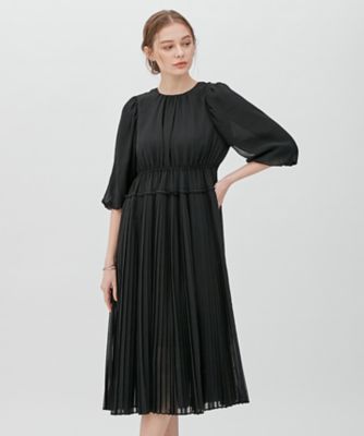 ＜23区 L (Women/大きいサイズ)＞【ＡＰＰＬＡＵＤＩＲ】シフォンジョーゼット　ドレス（ＯＰＡ２ＳＳ０７２４）