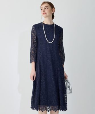 APPLAUDIR】スパンコールレース ドレス