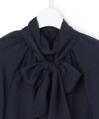 APPLAUDIR】ドットクレープシフォン ドレス