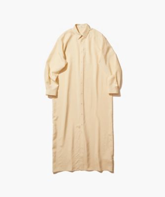 SILK SUEDE ｜ ボタンダウンシャツドレス