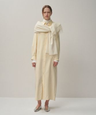 SILK SUEDE ｜ ボタンダウンシャツドレス