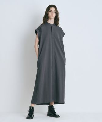 ＜ATON (Women/Men)＞ＳＵＶＩＮ　ＡＩＲ　ＳＰＩＮＮＩＮＧ　｜　バンドカラードレス（ＯＰＡＧＩＭ０２００）