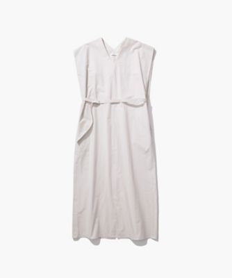 ＜ATON (Women/Men)＞ＣＯＴＴＯＮ　ＢＲＯＡＤ　｜　フレンチスリーブドレス（ＯＰＡＧＬＭ０３０４）