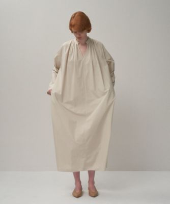 NATURAL DYED COTTON LAWN ｜ タックロング