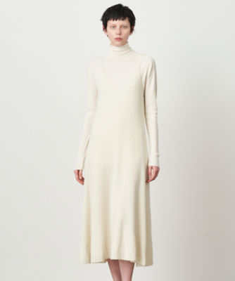 ＜ATON (Women/Men)＞ＷＯＯＬ　ＣＡＳＨＭＥＲＥ　ＳＩＬＫ　｜　タンクトップドレス（ＯＰＡＧＳＷ０９１２）