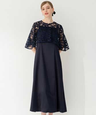 ＜23区 (Women)＞【ＡＰＰＬＡＵＤＩＲ】マニフィークレースコンビ　ドレス（ＯＰＡＰＣＭ０７４３）