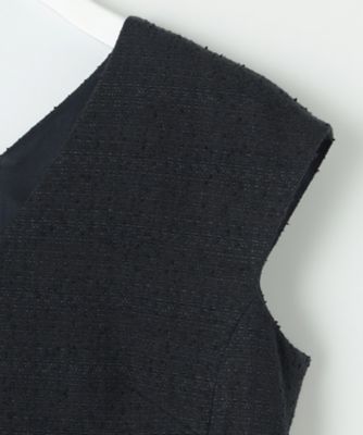 APPLAUDIR】シャイニーツイード パールデザインドレス