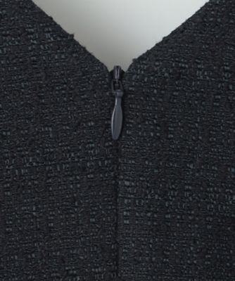 新品【APPLAUDIR】シャイニーツイード パールデザインドレス APPLAUDIR】シャイニーツイード パールデザインドレス / 23区 L