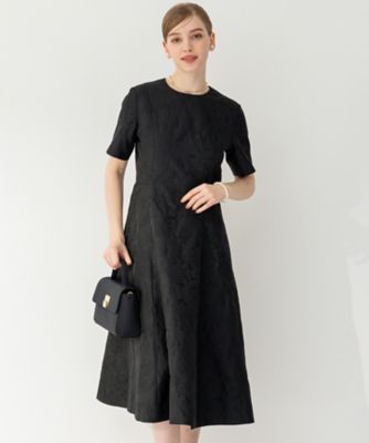 ＜23区 (Women)＞【ＡＰＰＬＡＵＤＩＲ】シャドーフラワージャカード　ドレス（ＯＰＡＰＣＳ０７２６）