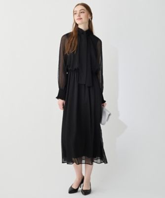 APPLAUDIR】シアードットフロッキー ドレス