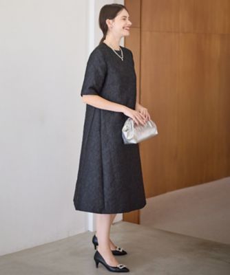 APPLAUDIR】フラワージャカード ドレス