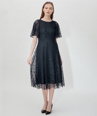 美品 23区 applaudir エアリーレース　ドレスワンピース APPLAUDIR】エアリーレース ドレス