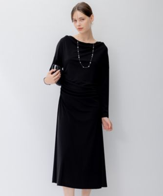 ＜23区 (Women)＞【ＡＰＰＬＡＵＤＩＲ】トリアセドライスムース　ドレープドレス（ＯＰＡＰＳＷ０７４４）