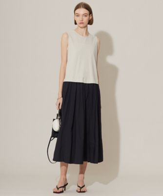 ICB！¥31020接触冷感UVカットアトラストリコット コンビドレス