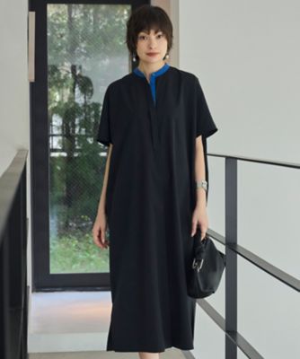 ＜ICB L (Women/大きいサイズ)＞【接触冷感・ＵＶカット・洗える】ＲＥＮＵソフトタイプライター　バンドカラーワンピース（ＯＰＣＭＧＭ０７０８）