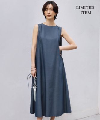 WEB限定・洗える】サマーフレア ノースリーブワンピース