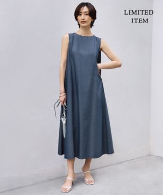 WEB限定・洗える】サマーフレア ノースリーブワンピース
