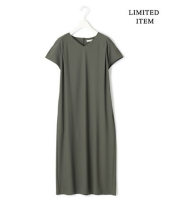 WEB限定・洗える】 アトラストリコット ストレートワンピース