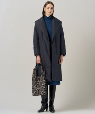 洗える】 シルキーウールダブルフェイス ハイネックニットワンピース