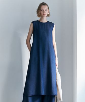 ICB L (Women/大きいサイズ)/アイシービーＬ ナチュラルソフトデニム　ノースリーブワンピース（ＯＰＣＭＬＭ０５０３）