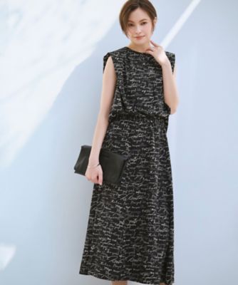 ＜ICB L (Women/大きいサイズ)＞【３０ｔｈ　ＡＮＮＩＶＥＲＳＡＲＹ】５ｃｉｔｙプリント　ノースリーブワンピース（ＯＰＣＭＬＭ０５１２）