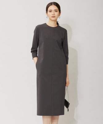 ＜ICB L (Women/大きいサイズ)＞【セットアップ対応・洗える】コットンコンプレッシャー　ストレートワンピース（ＯＰＣＭＳＭ０３１３）