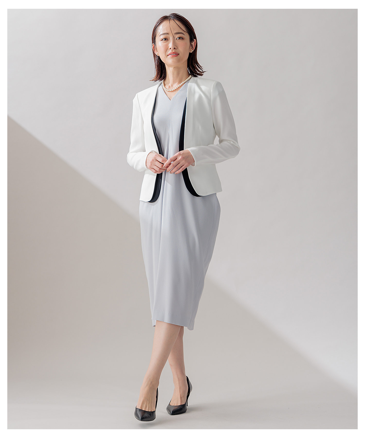 CINDY / Vネックドレス(OPCWCS0712) | BEIGE CINDY / Vネックドレス(OPCWCS0712) | BEIGE