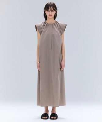 新品未使用　studios フレンチスリーブバックタックワンピース 洗える／接触冷感／速乾／UVケア対応】BATEAU