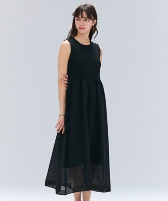 ＜BEIGE， (Women)＞【洗える】ＭＩＬＡＮＯ　／　リネン混シアーニットＡラインワンピース（ＯＰＣＷＧＡ０００３）