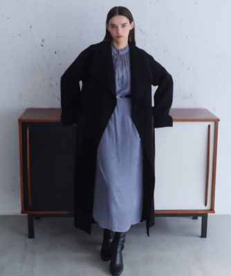CALLERRY ／ シルク混ドットギャザーワンピース