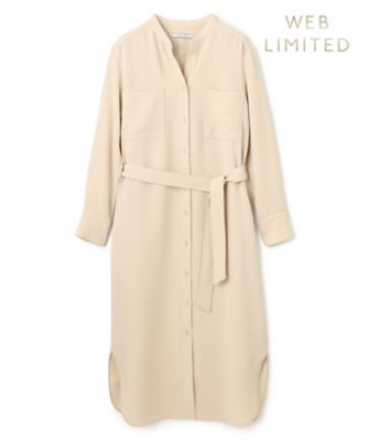 ＜BEIGE， (Women)＞【ＷＥＢ限定・洗える】ＤＵＰＯＮＴ　／　ベルト付き３ＷＡＹワンピース（ＯＰＣＷＧＡ６２６０）