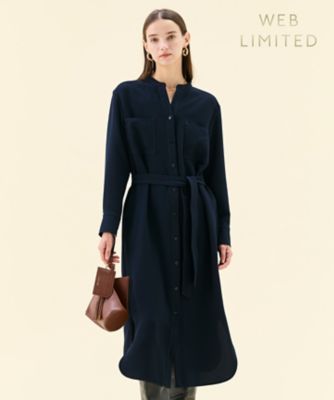 BEIGE， (Women)/ベイジ DUPONT/ベルト付き3WAYワンピース(OPCWGA6260) 075_ネービーブルー ワンピース・ドレス【三越伊勢丹/公式】