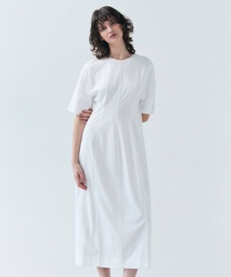 ＜BEIGE， (Women)＞【洗える】ＧＬＡＮＴＨＵＳ　／　コットンカーブラインロングフレアワンピース（ＯＰＣＷＧＭ０４１２）