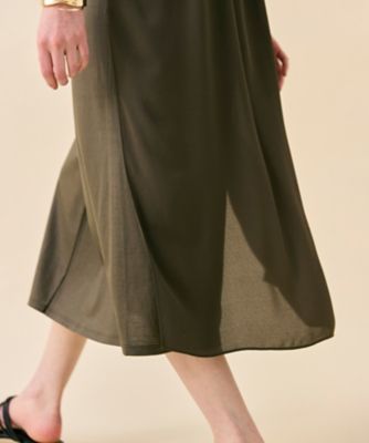 【ＷＥＢ限定・洗える】ＭＥＬＩＳＳＡ　／　バックシフォンスキッパーロングワンピース（ＯＰＣＷＧＭ６４５１）