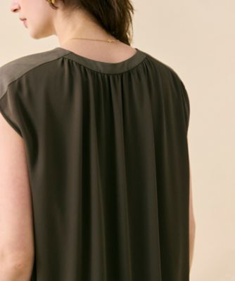 【ＷＥＢ限定・洗える】ＭＥＬＩＳＳＡ　／　バックシフォンスキッパーロングワンピース（ＯＰＣＷＧＭ６４５１）