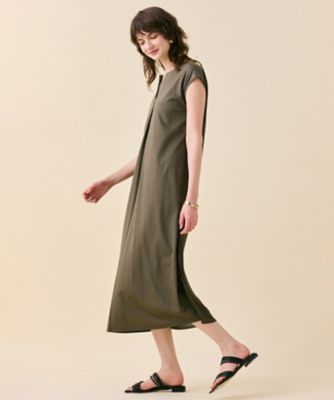 【ＷＥＢ限定・洗える】ＭＥＬＩＳＳＡ　／　バックシフォンスキッパーロングワンピース（ＯＰＣＷＧＭ６４５１）