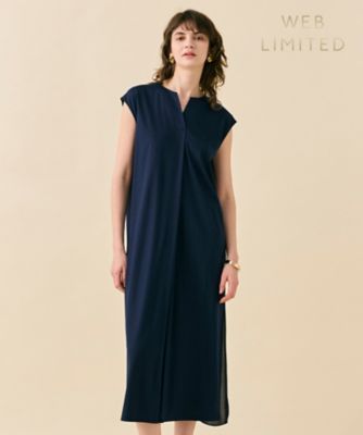 【ＷＥＢ限定・洗える】ＭＥＬＩＳＳＡ　／　バックシフォンスキッパーロングワンピース（ＯＰＣＷＧＭ６４５１）