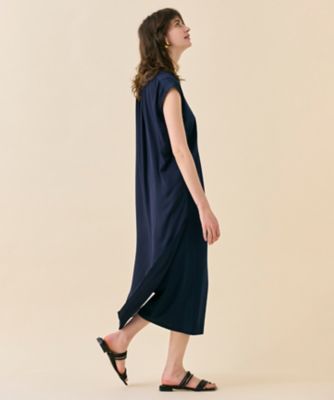 【ＷＥＢ限定・洗える】ＭＥＬＩＳＳＡ　／　バックシフォンスキッパーロングワンピース（ＯＰＣＷＧＭ６４５１）