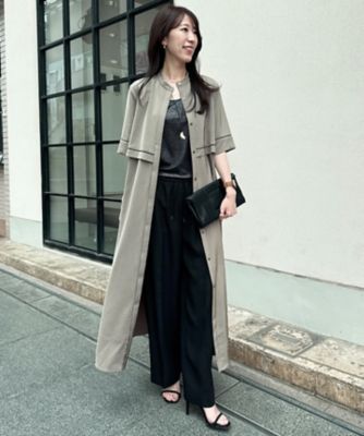BASCO バスコ　シャツワンピース バスコ Basco リネン30％混シャツワンピース - メルカリ