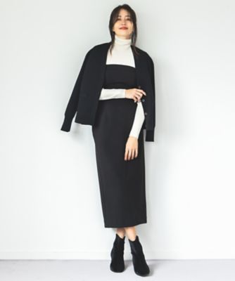 洗える】ミリオーネダンボールニット ベアトップワンピース  