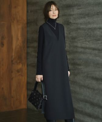 ＜ICB (Women)＞　ウールライクストレッチ　ジャンパースカート（ＯＰＣＹＧＷ０４１８）