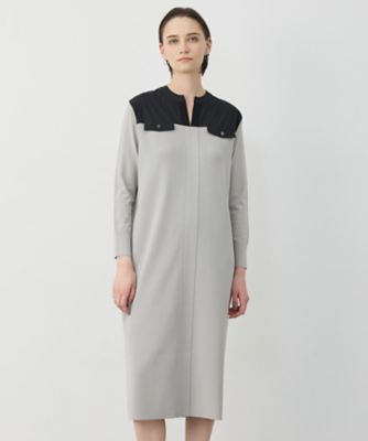 クリアレーヨンストレッチ ニットワンピース（OPCYLM0317