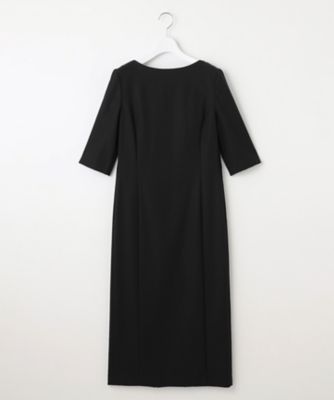 【エステータ】コットンダブルクロス　ハーフスリーブワンピース（ＯＰＨ７ＧＭ０９２０）
