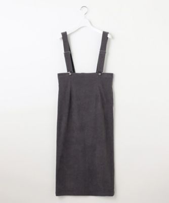 【ＳＬＯＷ／一部店舗限定】ソフトコーデュロイ　サロペット　スカート（ＯＰＳ１ＣＡ０９３１）