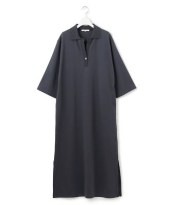 SLOW／一部店舗限定】ライトダンボール スキッパー ワンピース