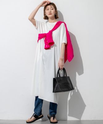 【ＳＬＯＷ／一部店舗限定】ＭＶＳコットン　Ｔ　ワンピース（ＯＰＳ１ＧＭ０９６３）