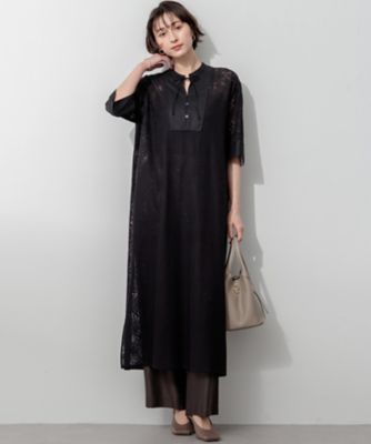 SLOW／一部店舗限定】モチーフレース ワンピース
