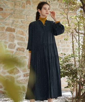 ＜23区 L (Women/大きいサイズ)＞【ＳＬＯＷ／一部店舗限定】タイニースタープリント　ワンピース（ＯＰＳ１ＳＡ０９３２）
