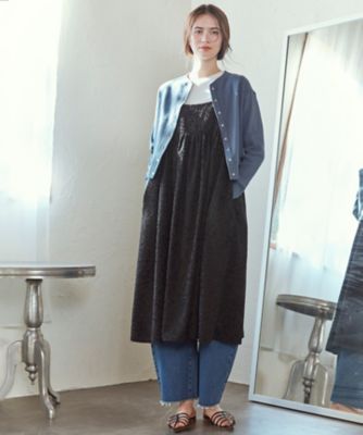 CARAMEL ワンピース ネイビー 100cm SHOO・LA・RUE シューラルー SHOO・LA・RUE さらさらドビー