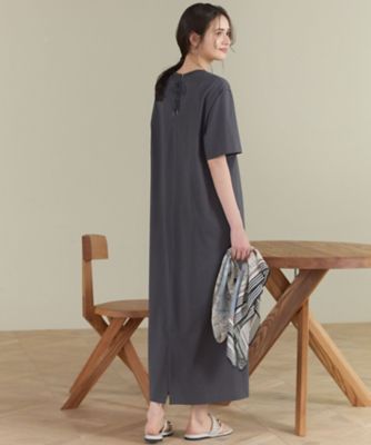 SLOW／一部店舗限定】ヴィンテージライクジャージー T ワンピース